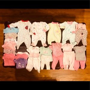 Girls Preemie- 27 pieces